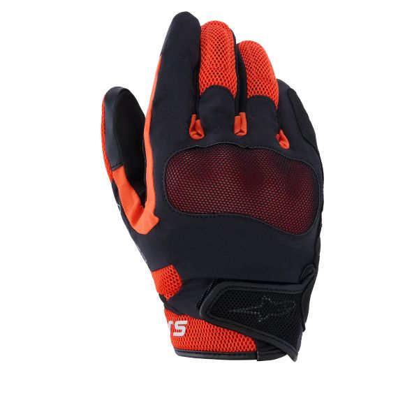 Guanti moto Alpinestars Mogress Airflow Black Red Tangerine