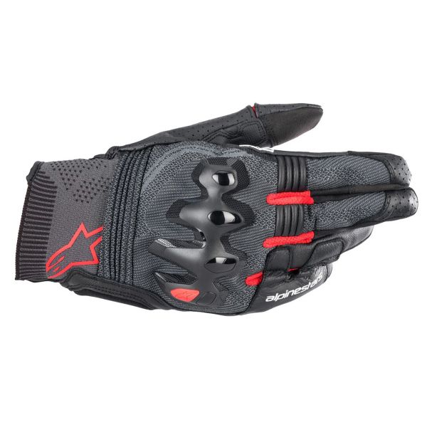 Guanti moto Alpinestars Morph Sport nero rosso brillante Guanti moto Alpinestars Morph Sport nero rosso brillante