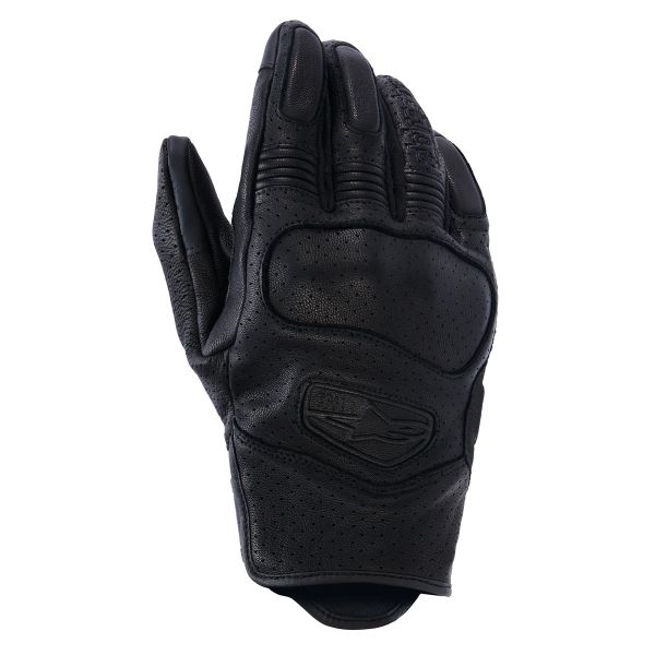 Guanti moto Alpinestars Mustang V3 Leather Black Black