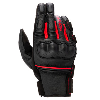 Guanti moto Alpinestars Nero Phenom Rosso brillante Guanti moto Alpinestars Nero Phenom Rosso brillante