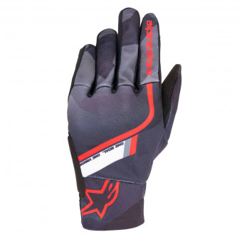 Guanti moto Alpinestars Reef Nero Grigio Camo Rosso Brillante Guanti moto Alpinestars Reef Nero Grigio Camo Rosso Brillante