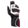 Guanti moto Alpinestars SP-8 V3 Aria Nero Bianco Rosso Brillante