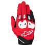 Guanti moto Alpinestars SP X 1 Rosso brillante Nero Bianco