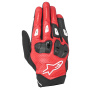 Guanti moto Alpinestars SP X 7 nero rosso brillante bianco