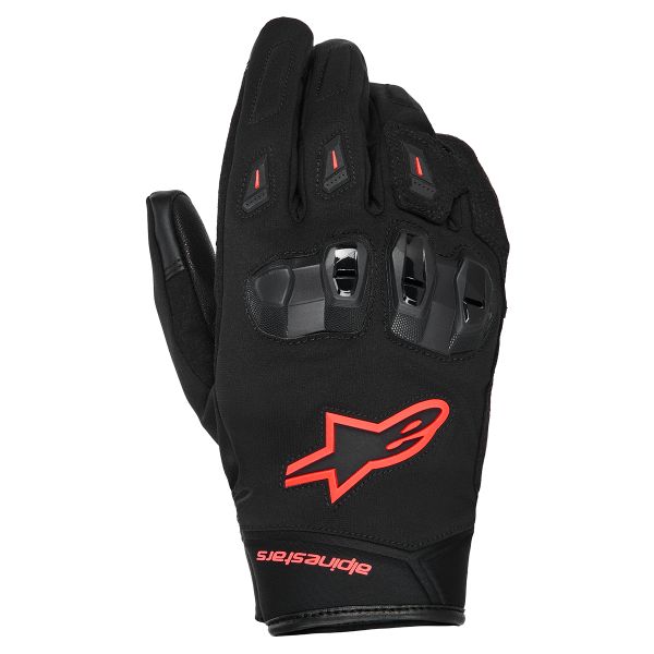 Guanti moto Alpinestars SP X Z WP Black Red Fluo