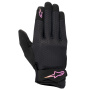 Guanti moto Alpinestars Aria dichiarata Donne Nero Giallo Rosa