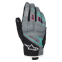 Guanti moto Alpinestars Stella Moblast WP Fur Gray Black Pink Fluo