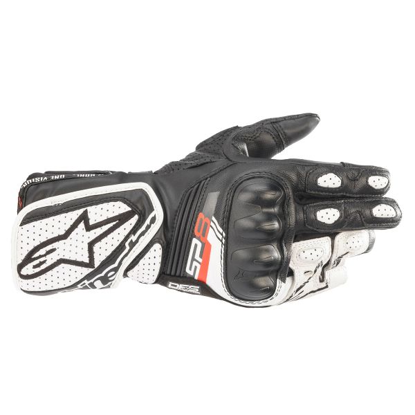 Guanti moto Alpinestars Stella SP-8 V3 Nero Bianco