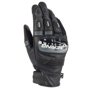 Guanti moto Bering Axel Black White Grey