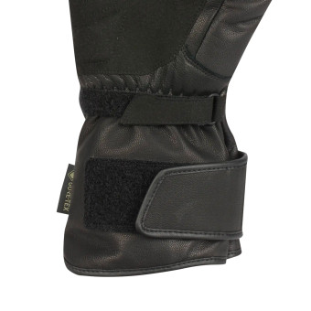 Bering Guanti Da Moto Segura Gonzales Gonfiabili - Pelle Di Capra, Impermeabili, Termici - Colore Nero