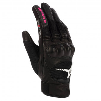 Guanti moto Bering Lady Kelly Black Fuchsia