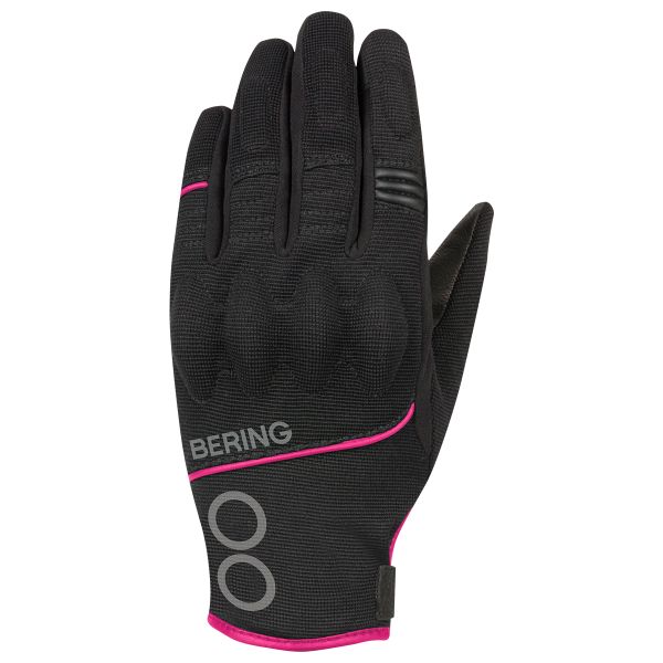 Bering Guanti Lady Nassau nero fuschia