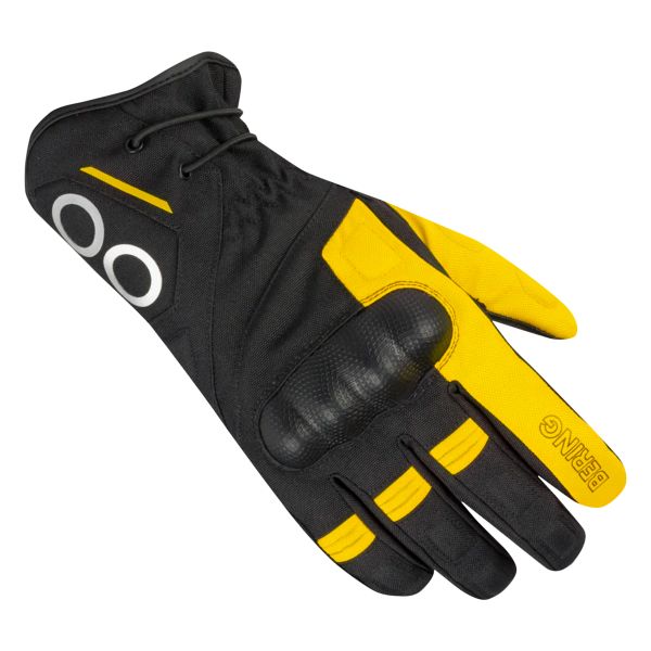 Guanti moto Bering Lady Zephyr Black Grey Yellow Gloves