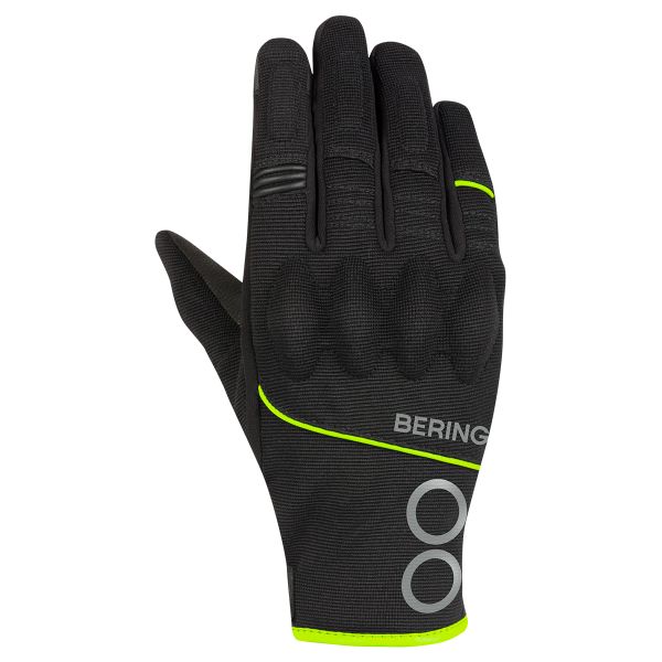 Guanti moto Bering Guanti Nassau nero fluo