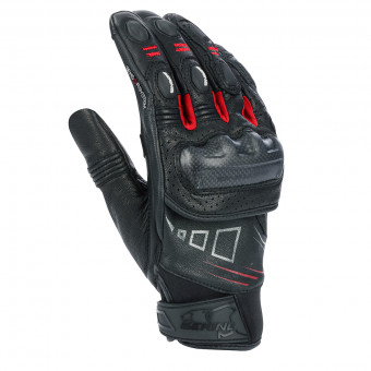 Guanti moto Bering Razzer Black White Red Guanti moto Bering Razzer Black White Red