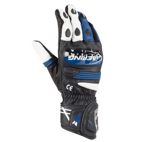 Guanti moto Bering Snap Black Blue Glove Guanti moto Bering Snap Black Blue Glove