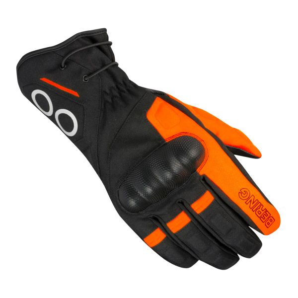 Guanti moto Bering Zephyr Grey Orange Gloves