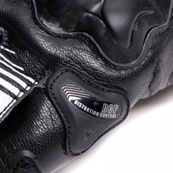 Dainese Fiero Metal Black White Red Fluo