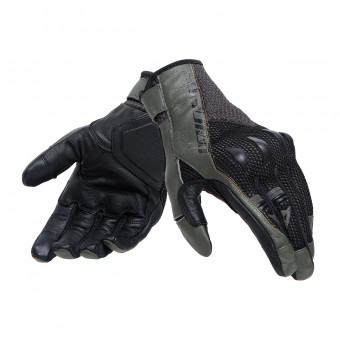Guanti moto Dainese Karakum Ergo-Tek Black Army Green