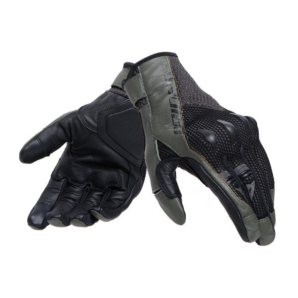 Guanti moto Dainese Karakum Ergo-Tek Black Army Green Guanti moto Dainese Karakum Ergo-Tek Black Army Green
