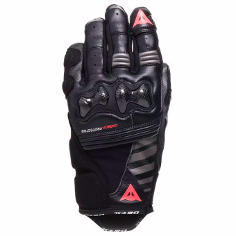 Guanti moto Dainese Reacto Carbon Short Donna Nero Rosa Fluo