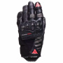 Guanti moto Dainese Reacto Carbon Short Donna Nero Rosa Fluo