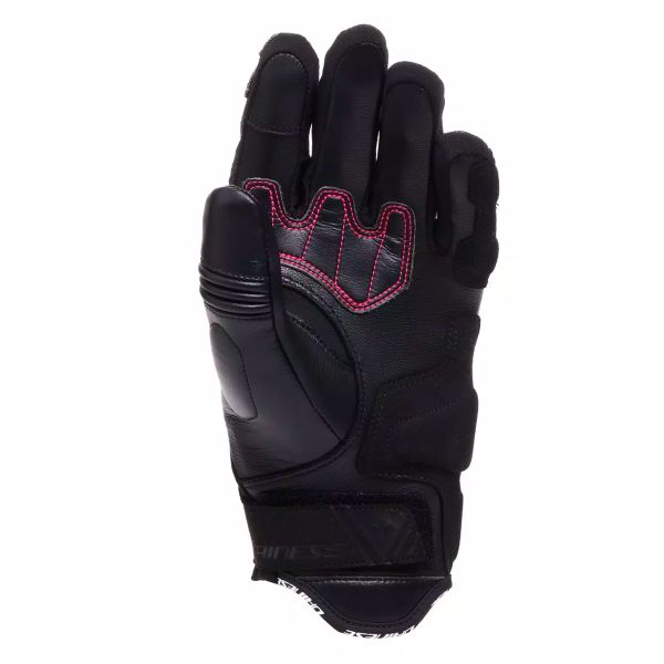 Dainese Reacto Carbon Short Donna Nero Rosa Fluo