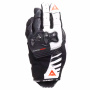 Guanti moto Dainese Reacto Carbon Short Donna Nero Bianco Rosso Fluo