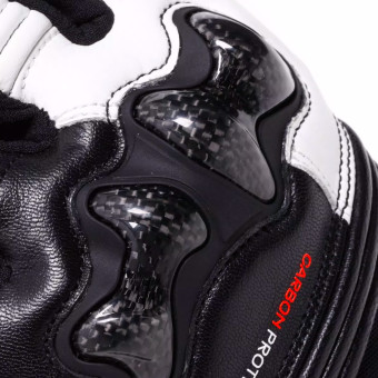 Dainese Reacto Carbon Short Donna Nero Bianco Rosso Fluo