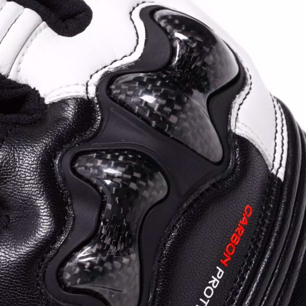 Dainese Reacto Carbon Short Donna Nero Bianco Rosso Fluo