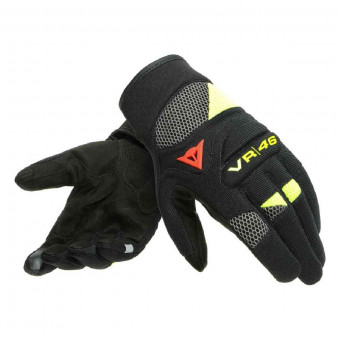 Guanti moto Dainese VR46 Curb Short Fluo Yellow