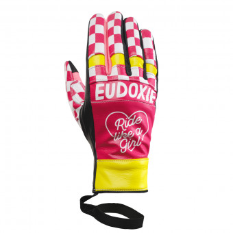 Guanti moto EUDOXIE G-Gold Pink