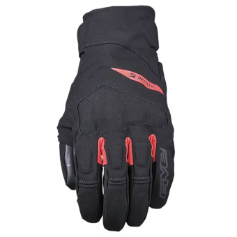 Guanti moto Five Boxer Evo WP Black Fluo Red Guanti moto Five Boxer Evo WP Black Fluo Red