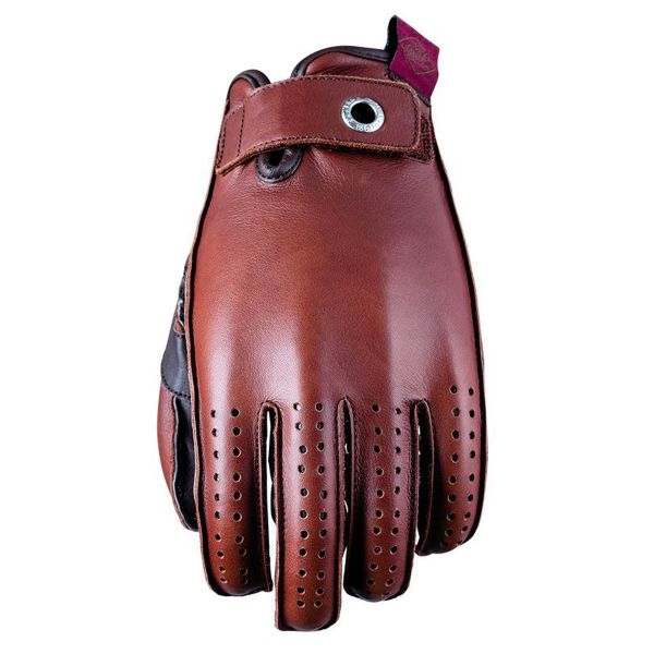 Guanti moto Five Colorado Woman Burgundy Brown