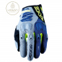 Guanti moto Five E2 Grey Fluo Yellow Navy