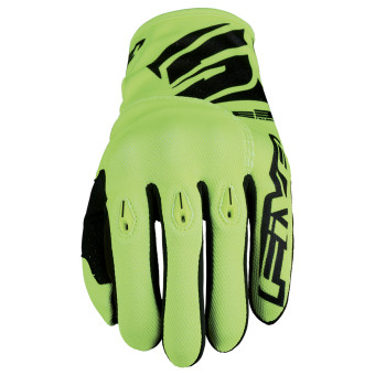 Guanti moto Five E3 Evo giallo fluo Guanti moto Five E3 Evo giallo fluo