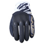 Guanti moto Five E3 Evo Bianco Nero Oro