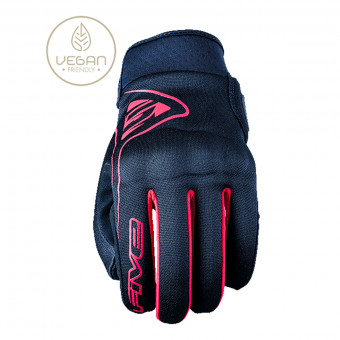 Guanti moto Five Globe Black Red