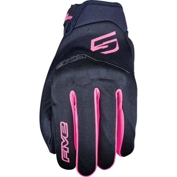 Guanti moto Five Globe Evo Woman Black Fluo Pink Guanti moto Five Globe Evo Woman Black Fluo Pink