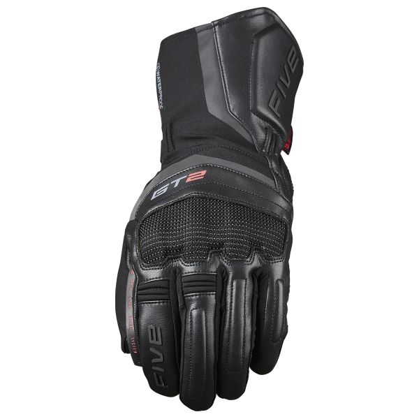 Guanti moto Five GT2 Evo WP Nero