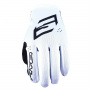 Guanti Cross Five MXF4 Mono White