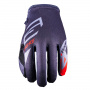 Guanti Cross Five MXF4 Scrub Grey Fluo Red