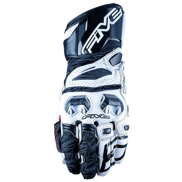 Guanti moto Five RFX Race 10 White Black Guanti moto Five RFX Race 10 White Black