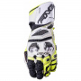 Guanti moto Five RFX Race 10 White Fluo