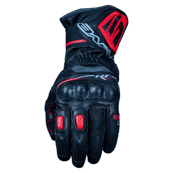 Guanti moto Five RFX Sport Black Red
