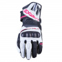Guanti moto Five RFX Sport Woman White Pink