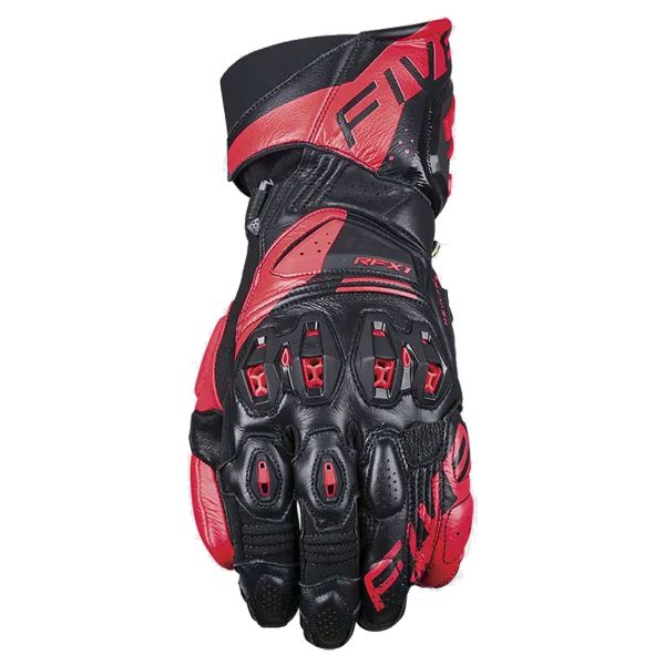 Guanti moto Five RFX1 Evo Black Fluo Red