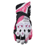 Guanti moto Five RFX1 Evo Woman White Fluo Pink