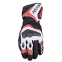 Guanti moto Five RFX4 Evo Airflow White Fluo Red
