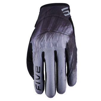 Guanti moto Five RS Spazzola a flusso d'aria Grigio